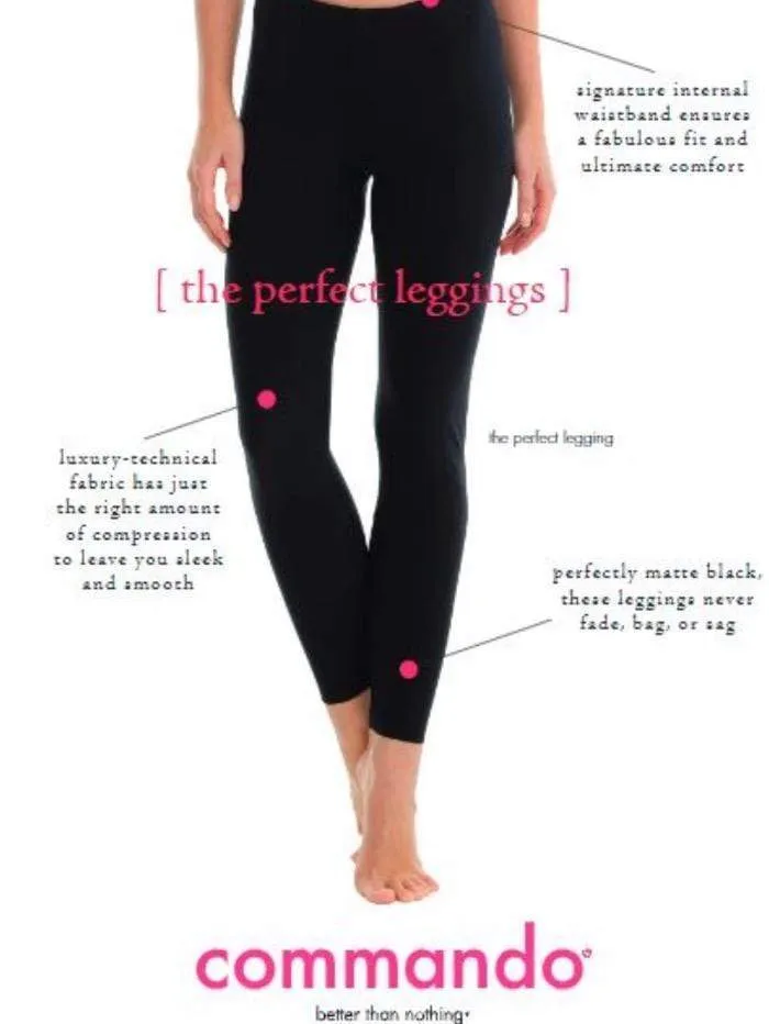 Commando T Black Perfect Control Jersey Legging SLG01