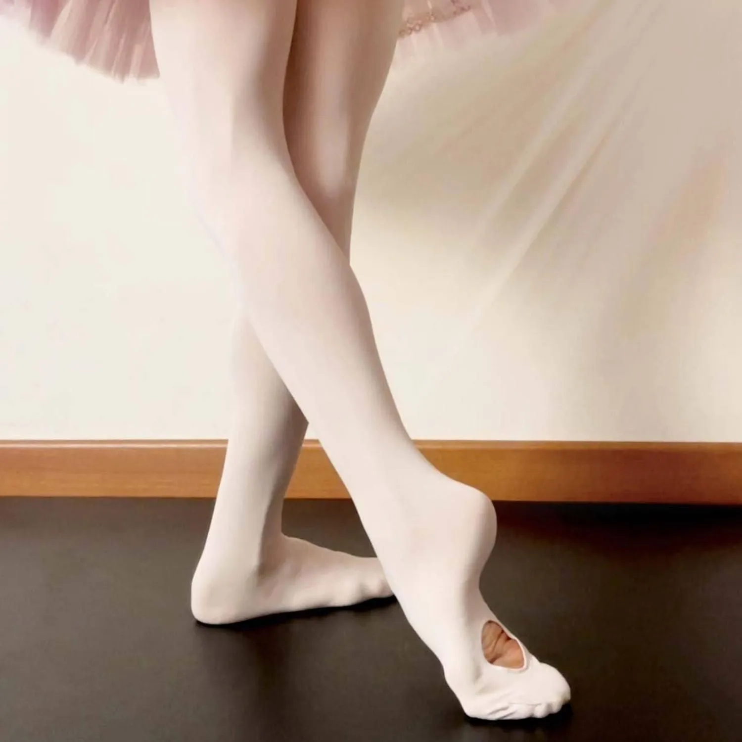 Convertible Dance Tights - Pink