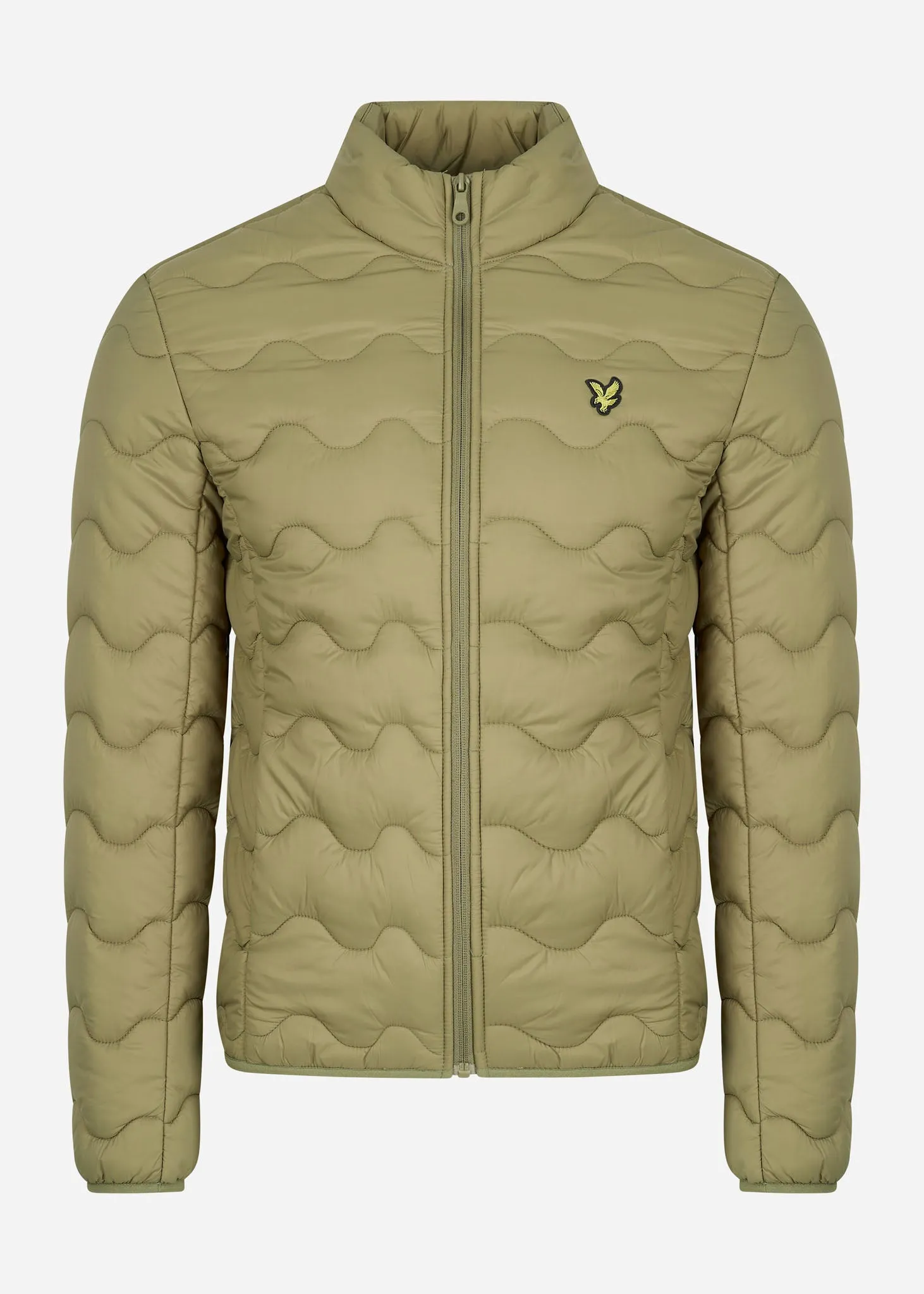 Crest quilted jacket - seaweed