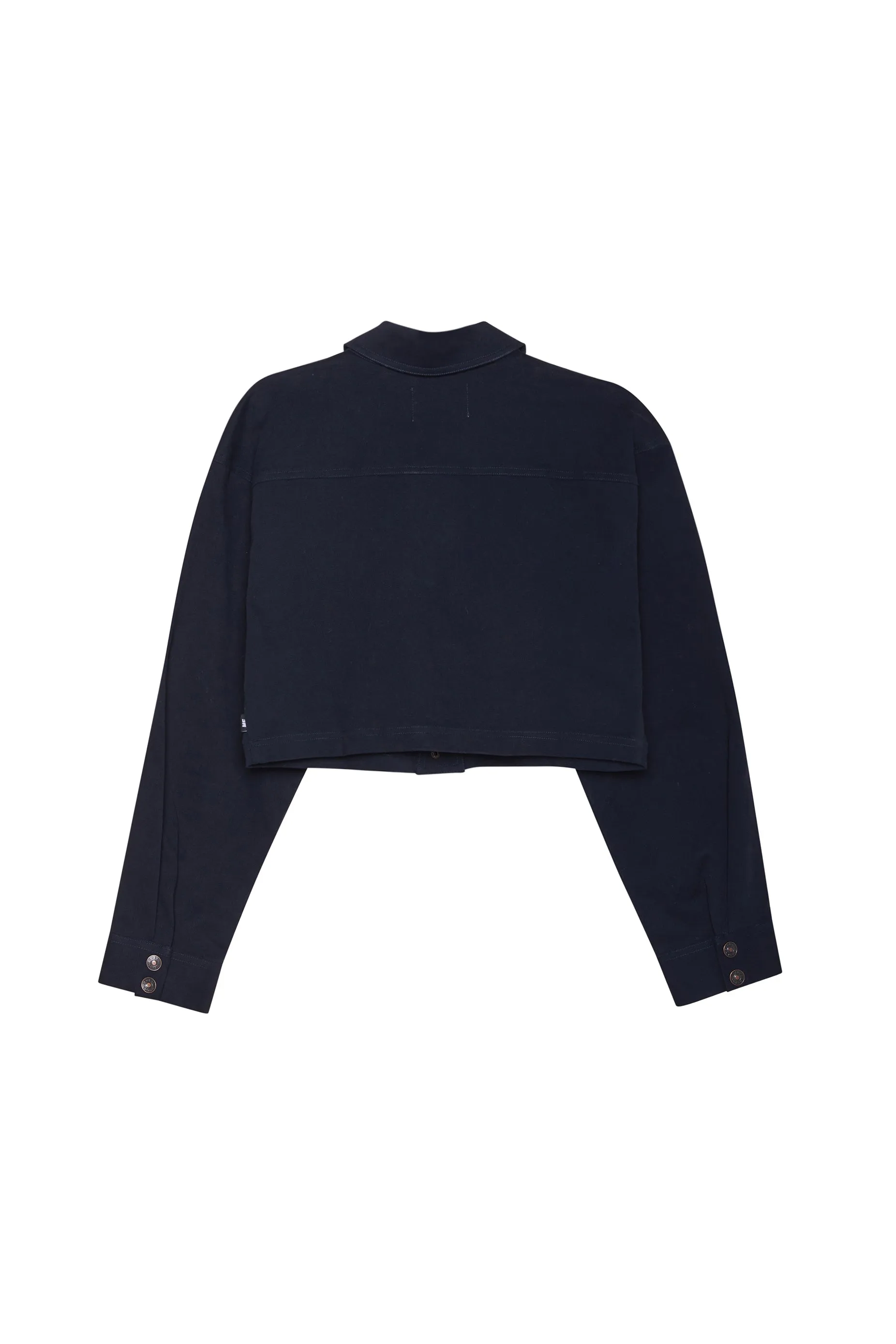 Cropped Workwear Jacket - Midnight Blue