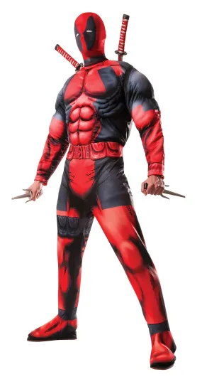 Deadpool Adult Deluxe Muscle Chest Costume