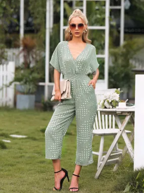 Dotted Jumpsuit with Pockets