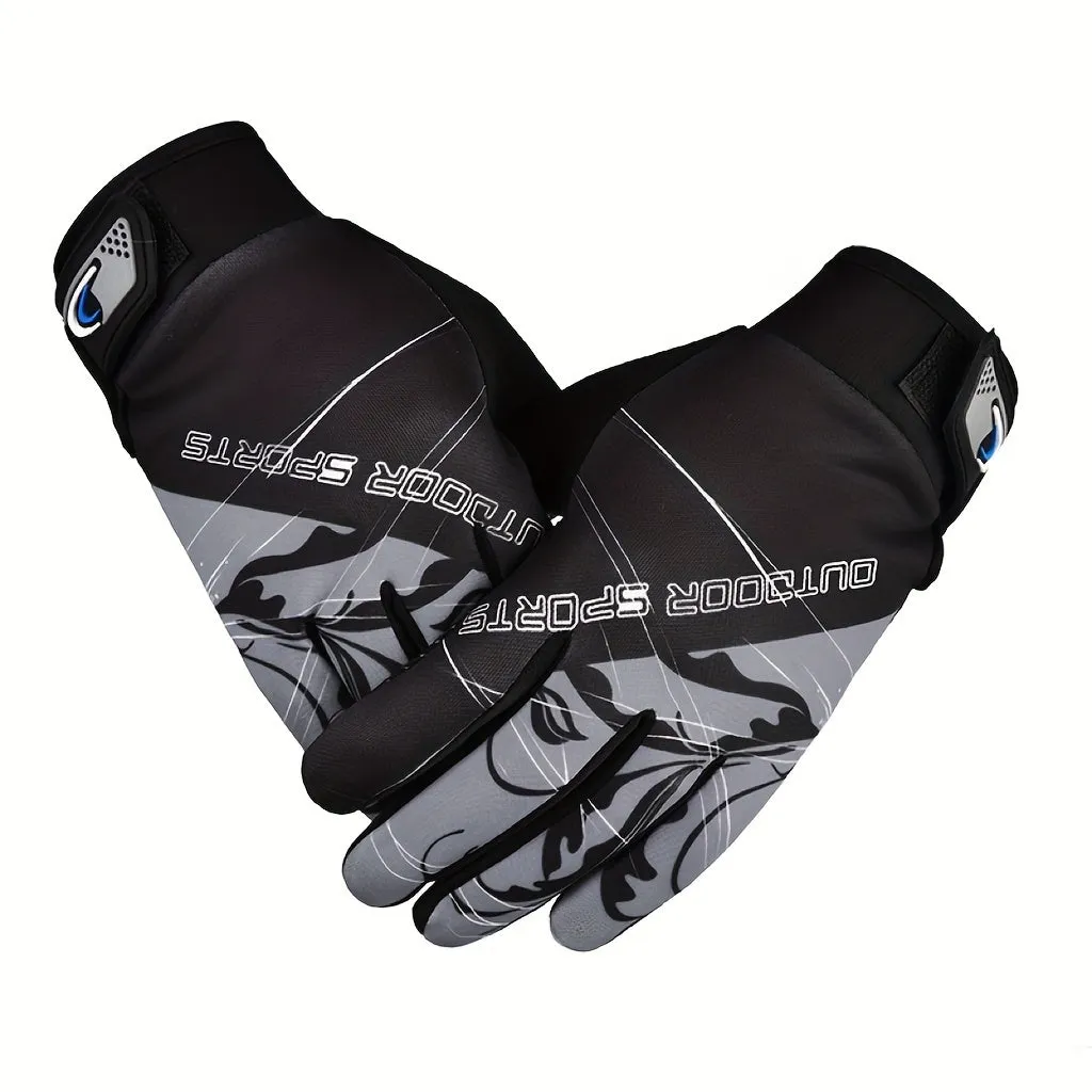 Durable Full Finger Cycling Gloves for Outdoor Mountain Biking