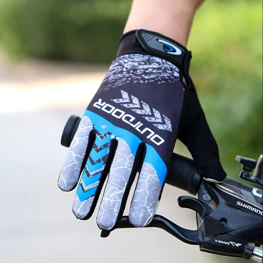 Durable Full Finger Cycling Gloves for Outdoor Mountain Biking