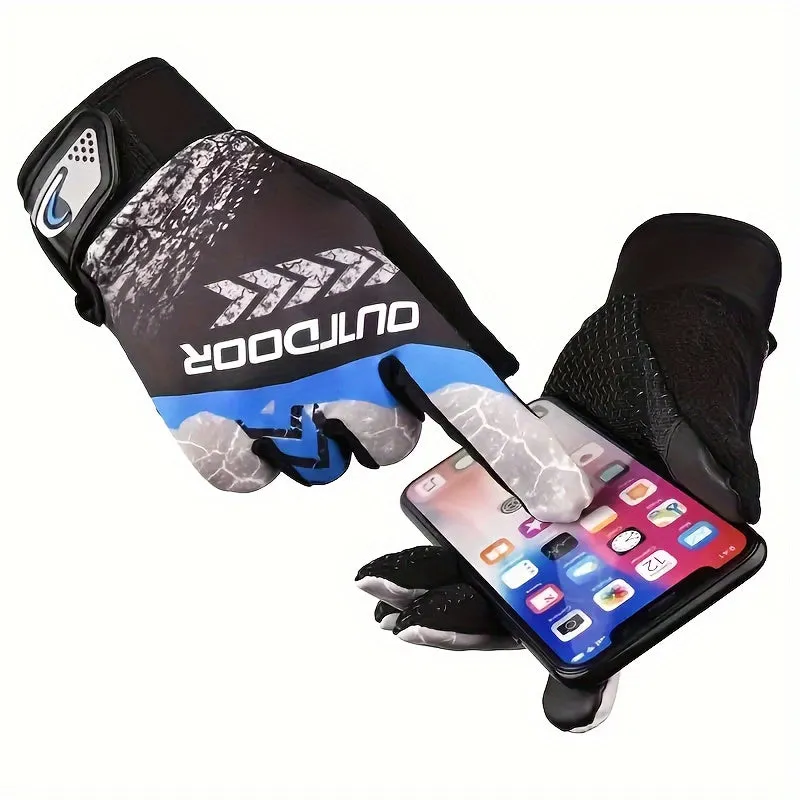 Durable Full Finger Cycling Gloves for Outdoor Mountain Biking