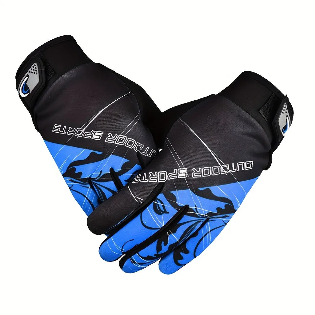 Durable Full Finger Cycling Gloves for Outdoor Mountain Biking