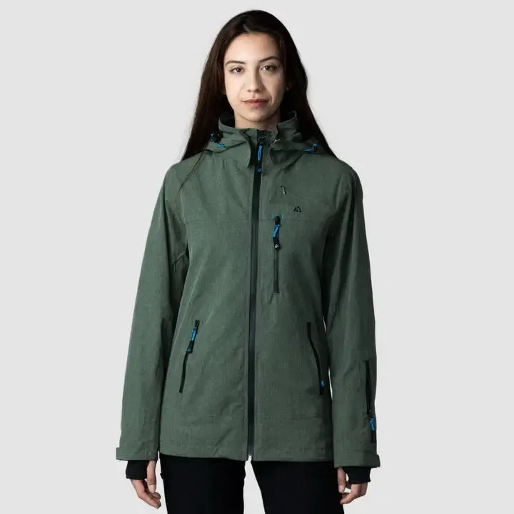 Eco-Conscious Women's Olive Adventure Jacket