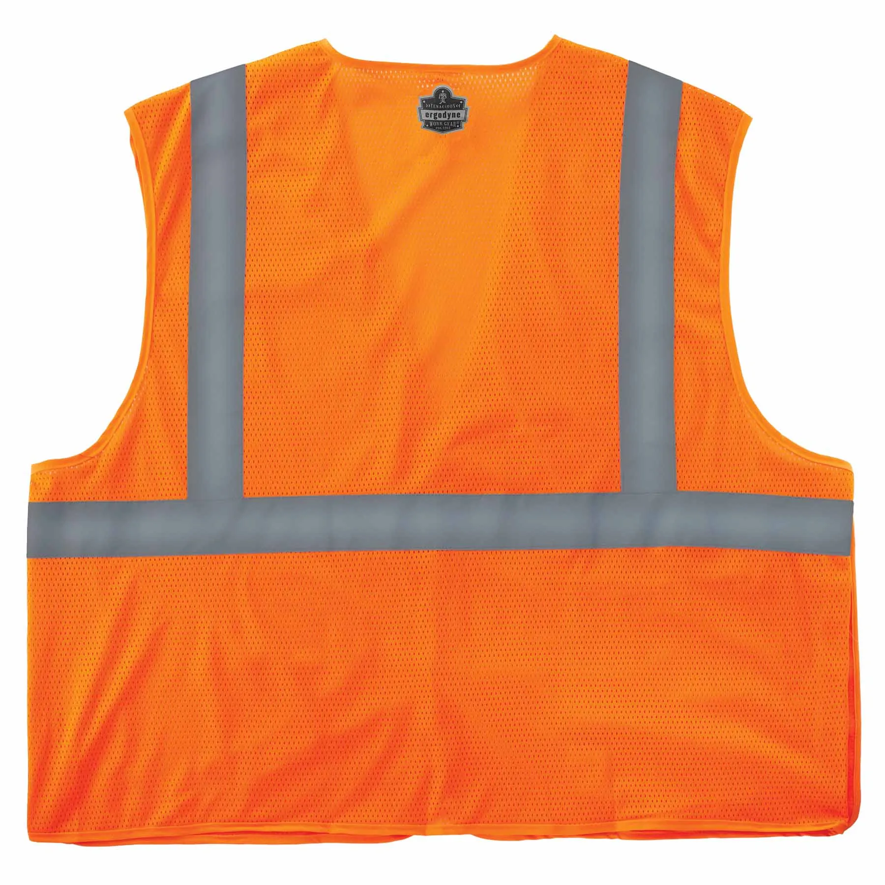 Ergodyne 24559 8215BA-S 5XL Orange Class 2 Economy Breakaway Mesh Vest - Single Size