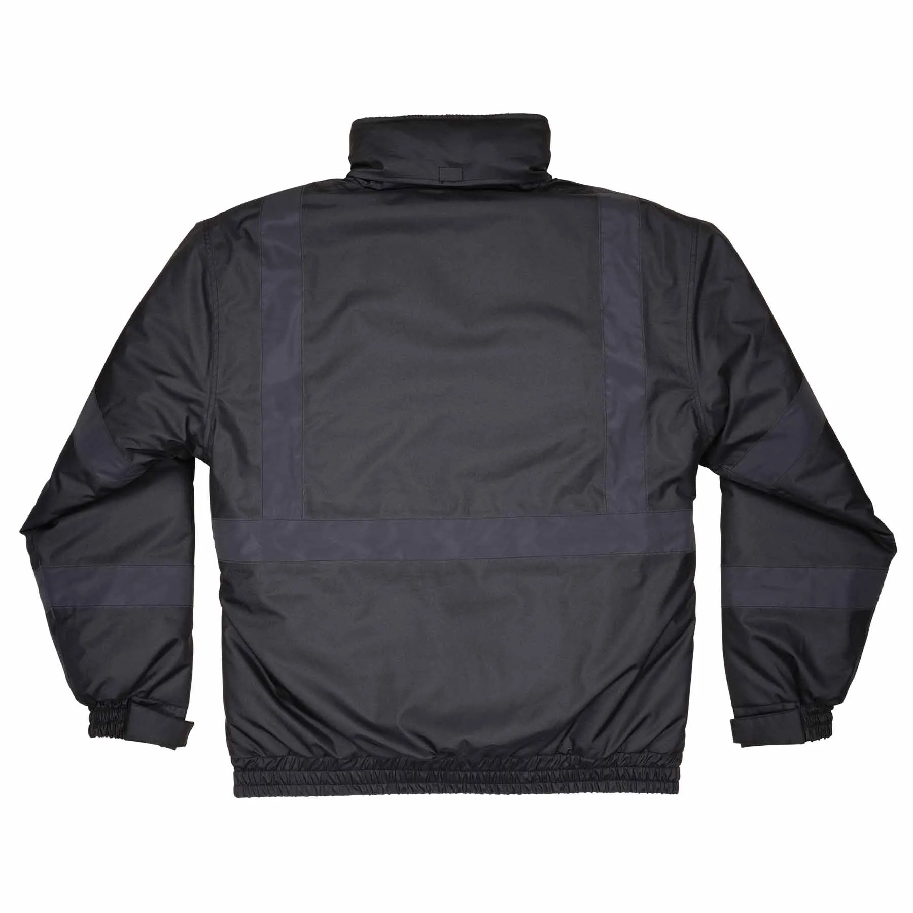 Ergodyne 25646 8377EV 2XL Black Non-Certified Hi-Vis Bomber Jacket - Quilted