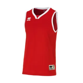 ERREA CALIFORNIA BASKETBALL VEST RED WHITE