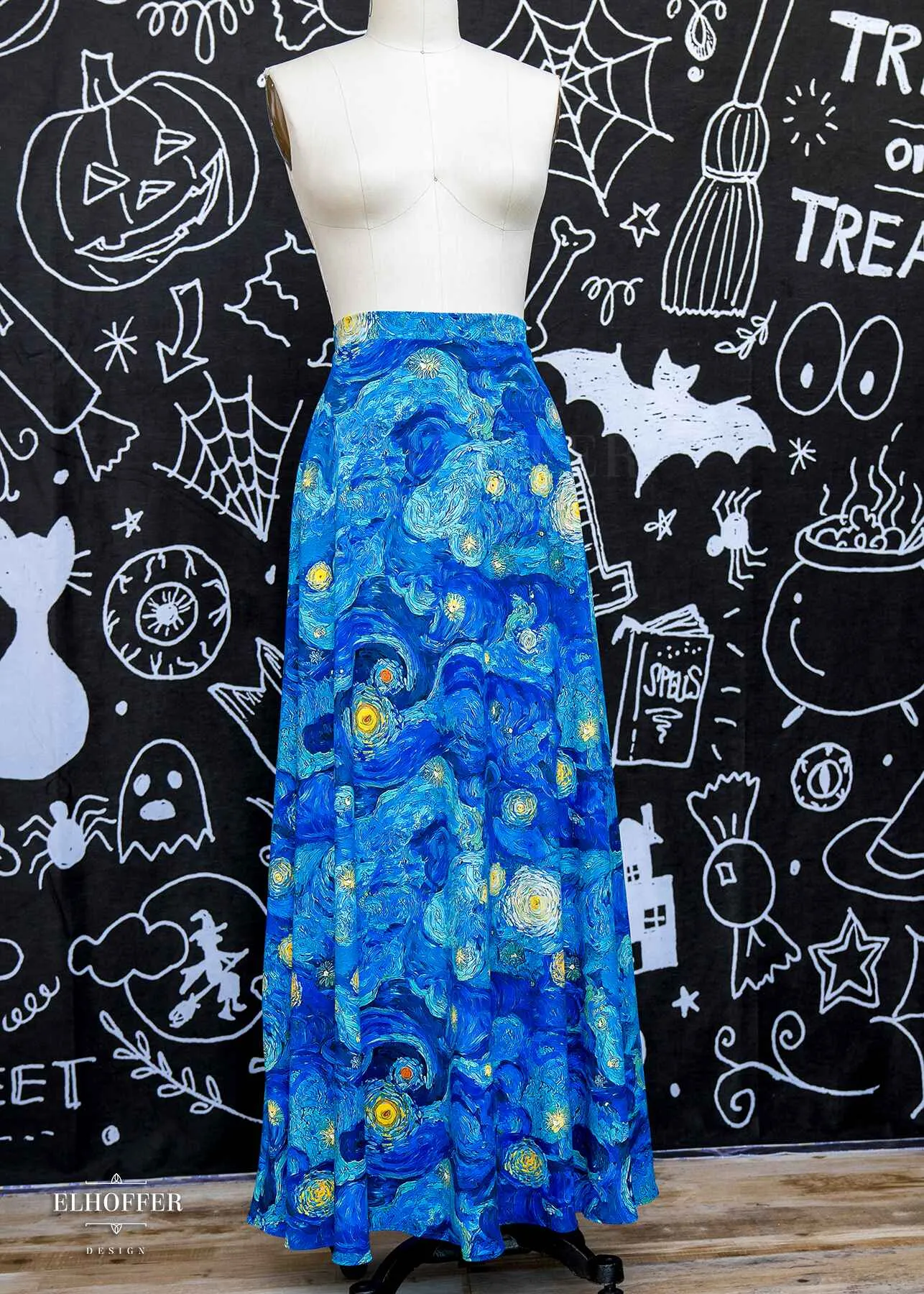 Essential Cindy Maxi Skirt - Starry Painting