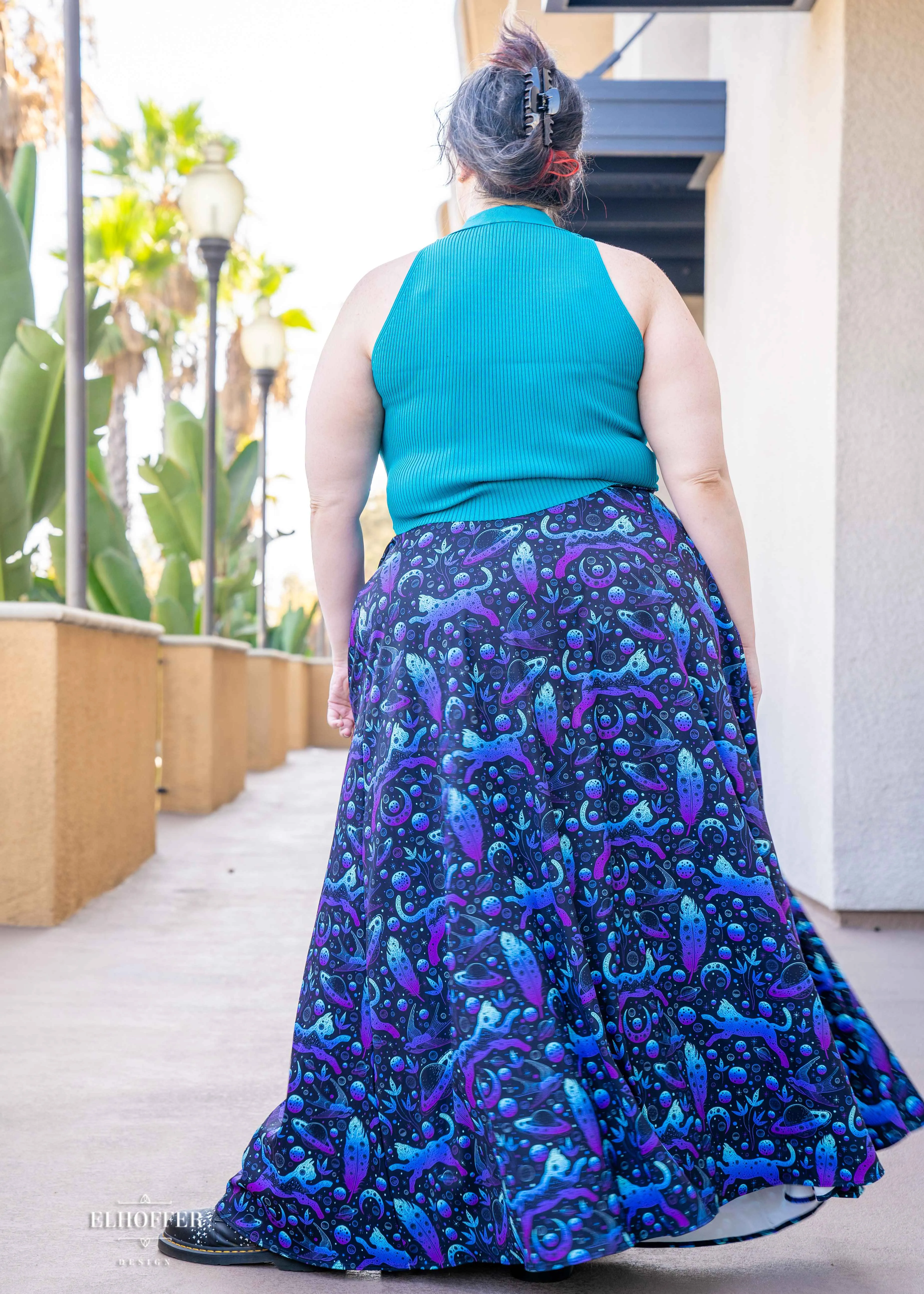 Essential Cindy Maxi Skirt - Twilight Catty Witch