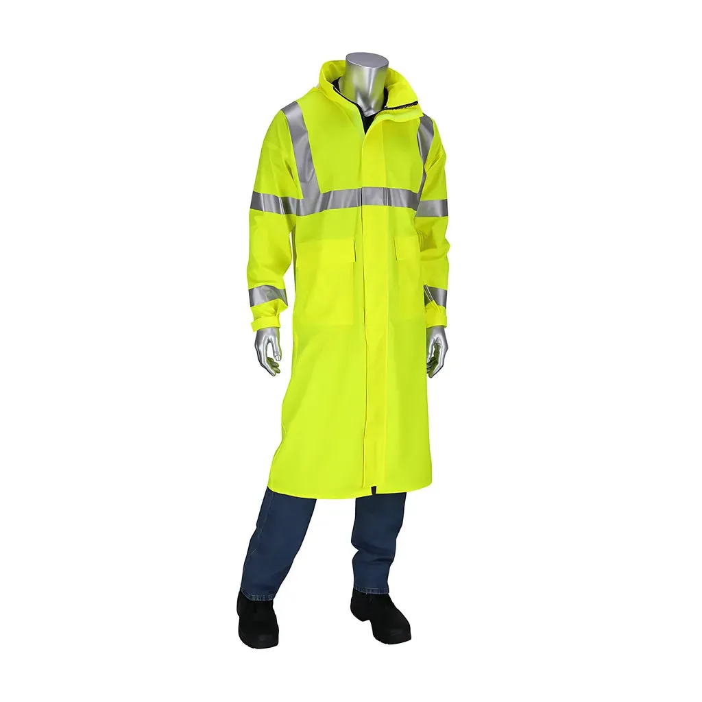 Falcon 355-2505AR-LY/2X AR/FR ANSI Type R Class 3 Value All Purpose 48" Raincoat