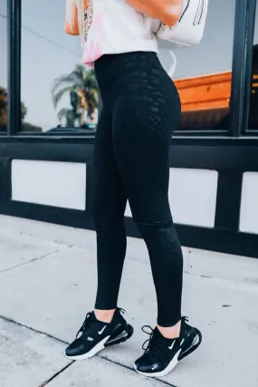 Feelin' The Burn Leggings - Black