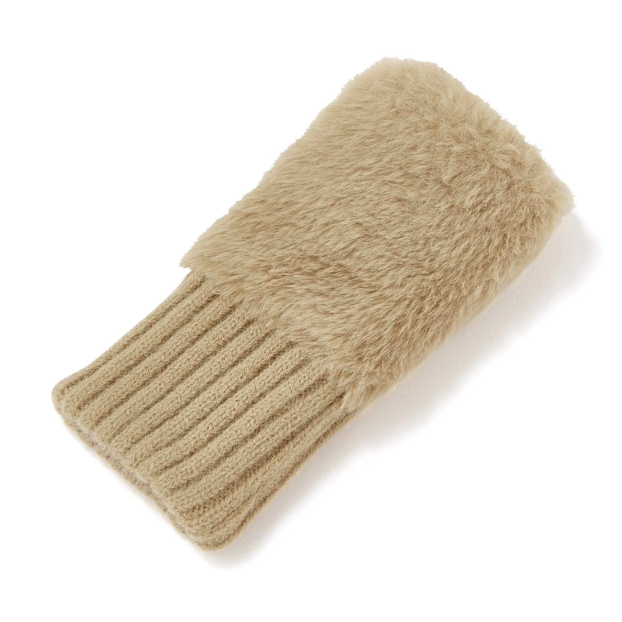 Fingerless Gloves  Beige