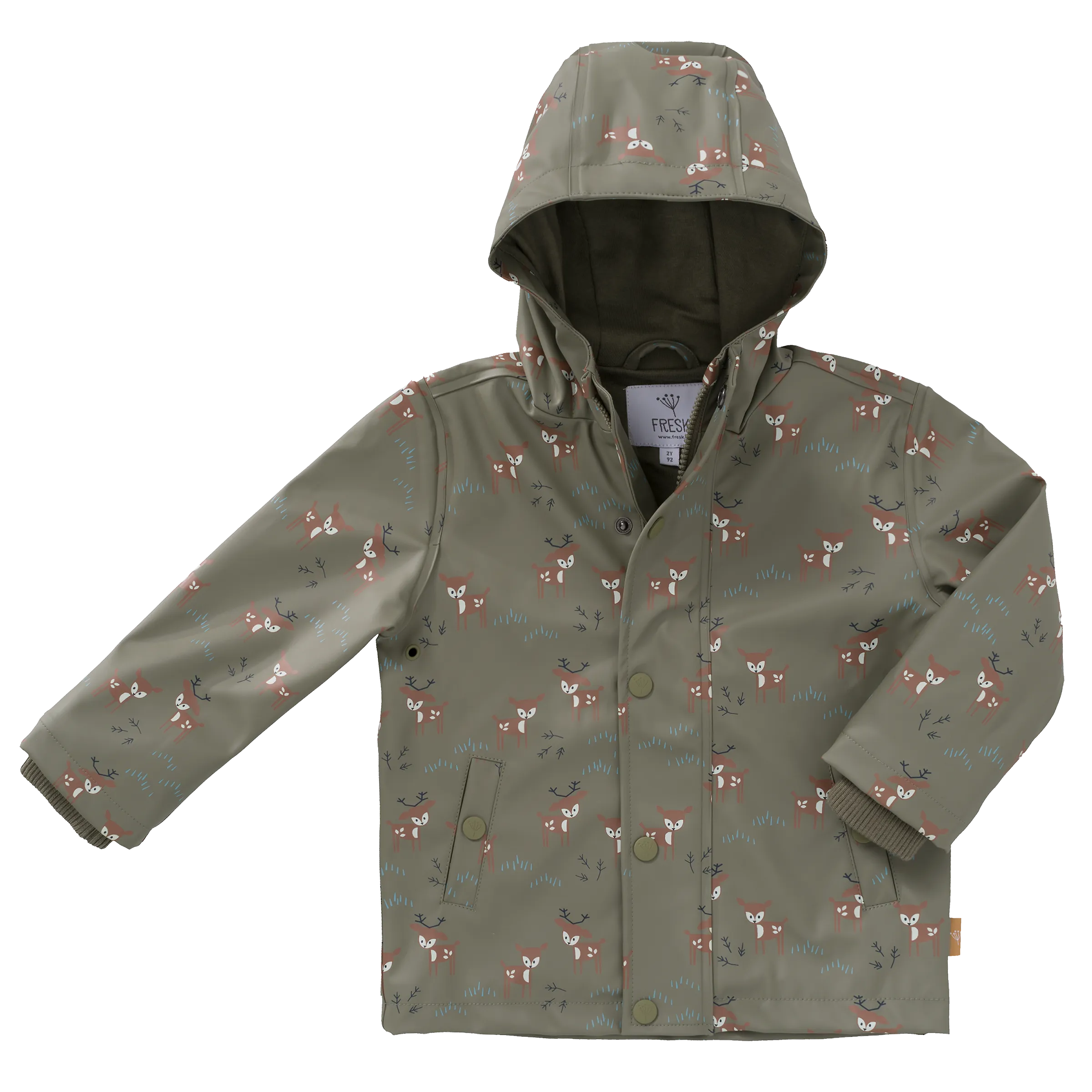 Fresk Raincoat | Deer Olive