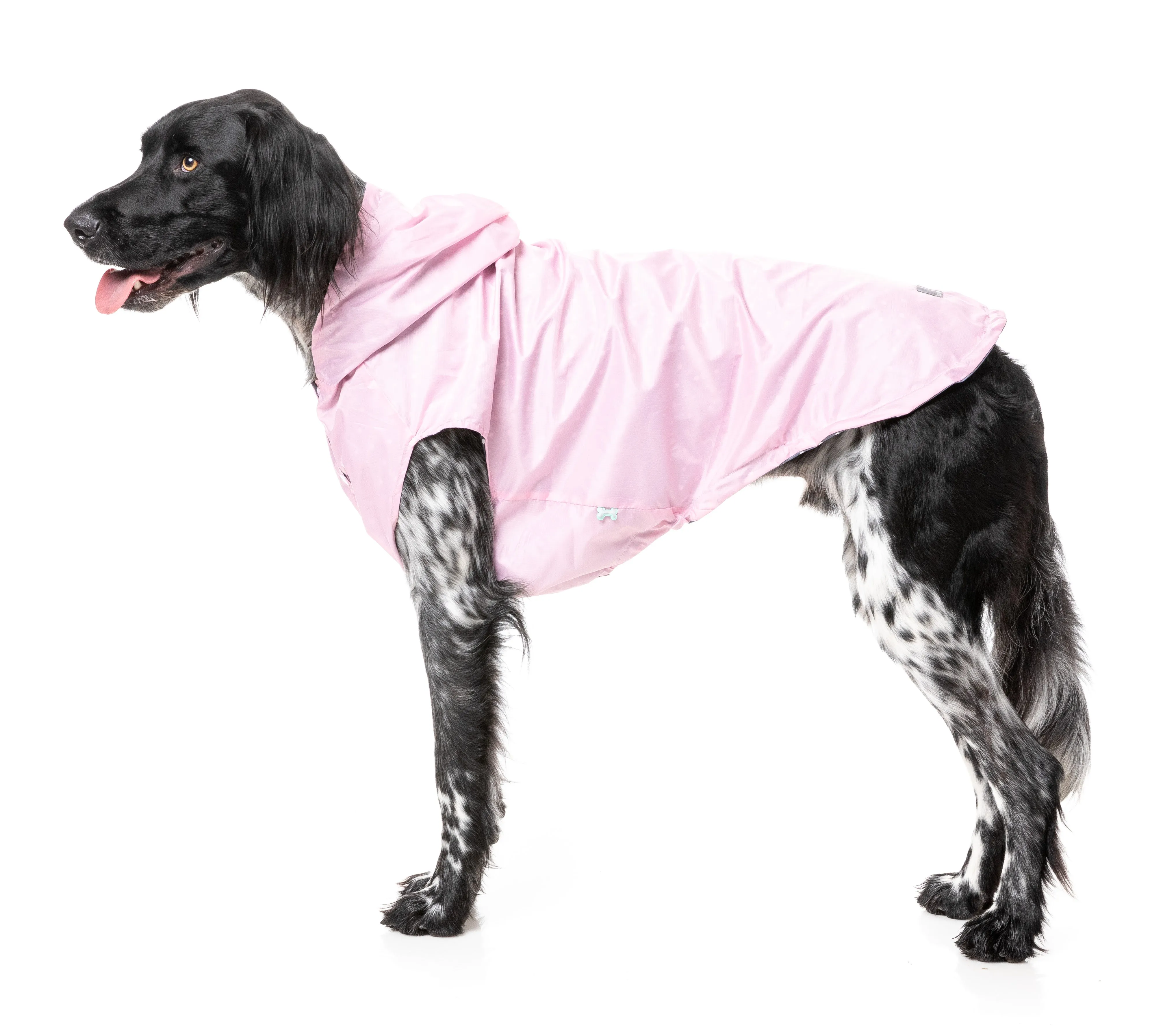 FuzzYard Flipside Dog Raincoat Pink