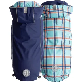 GF Pet Reversible Navy Dog Rain Jacket