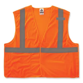 Glowear 8215ba-s Single Size Class 2 Economy Breakaway Mesh Vest, Polyester, Small, Orange, Ships In 1-3 Business Days