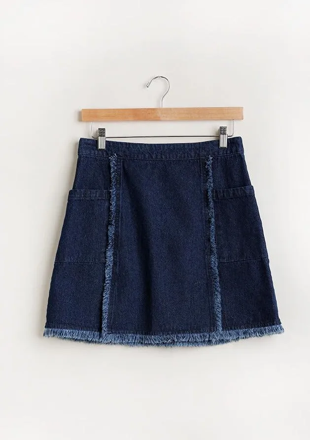 Goosebumps Everytime  Denim Skirt