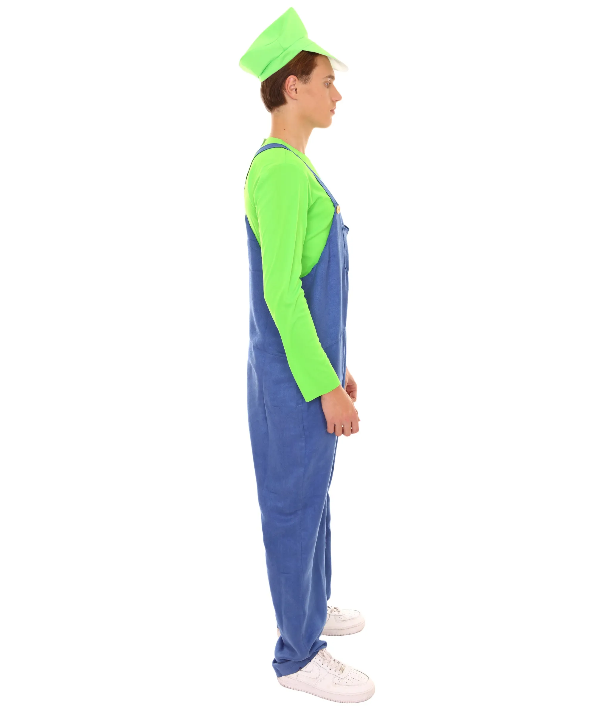 GREEN 80'S PLUMBER COSTUME