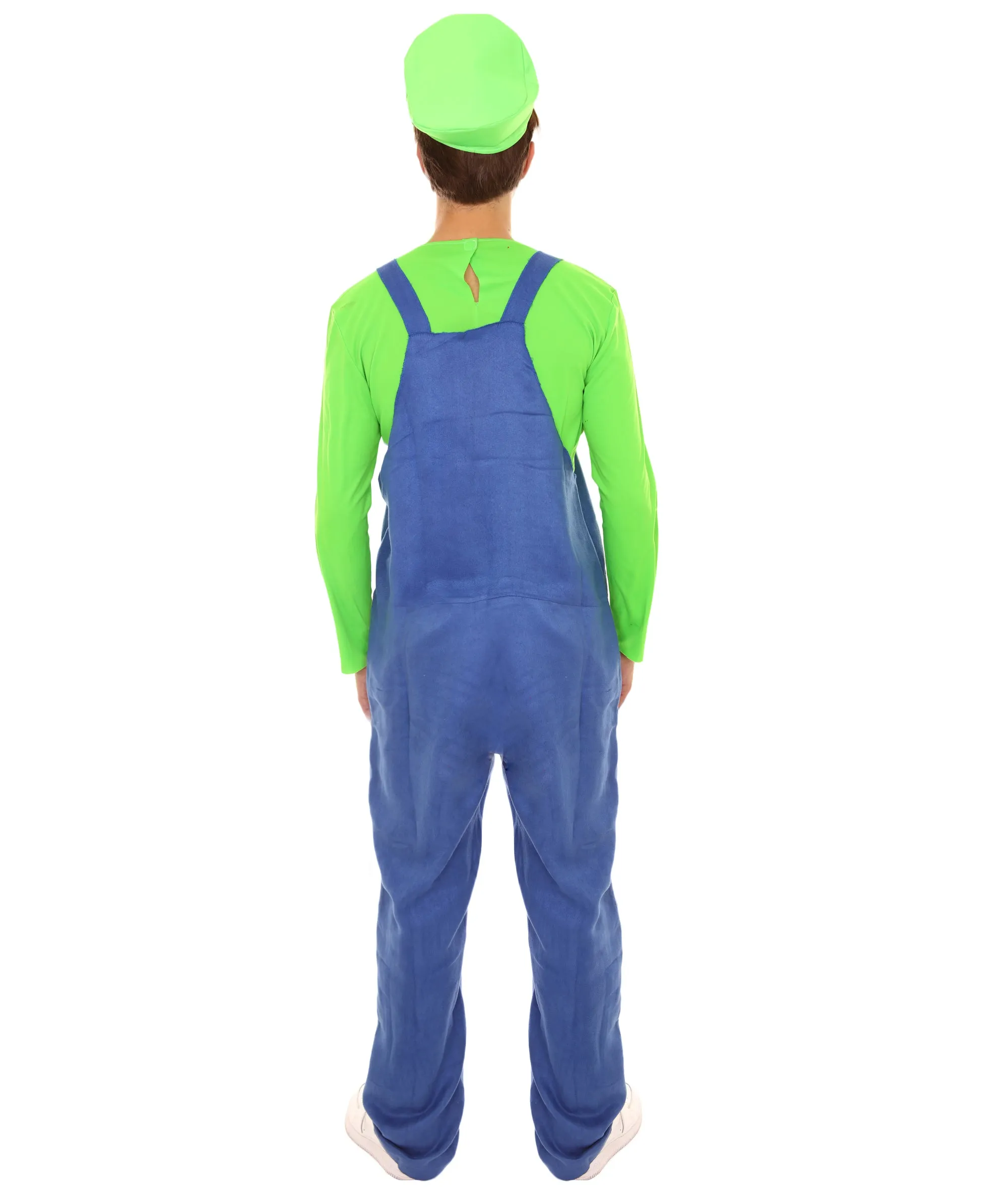 GREEN 80'S PLUMBER COSTUME