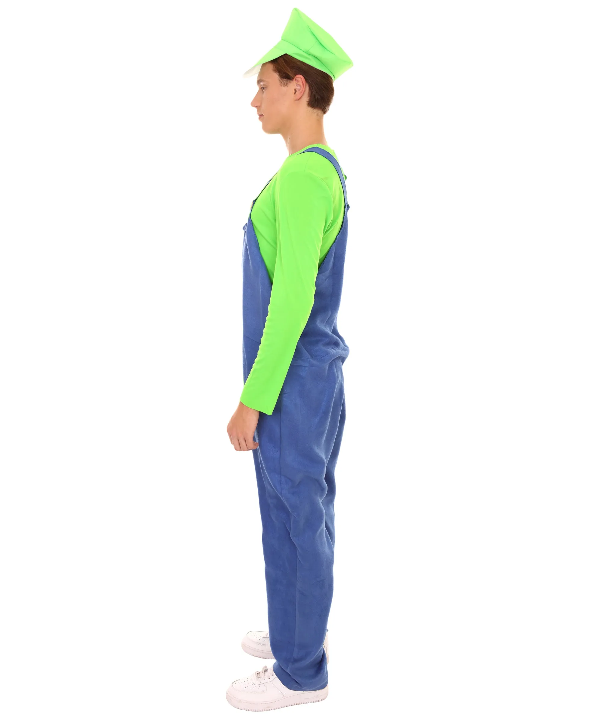 GREEN 80'S PLUMBER COSTUME