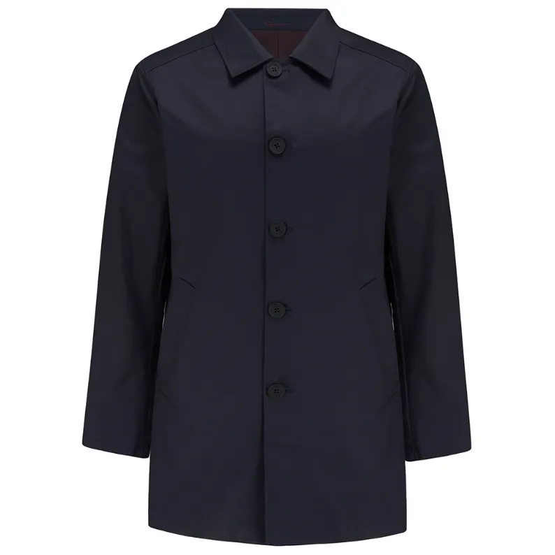 Guards London Montague Reversible Raincoat Plum/Navy