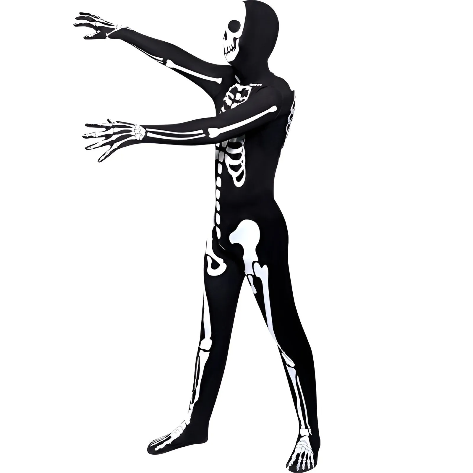 Halloween Cosplay Skeleton Skeleton Jumpsuit