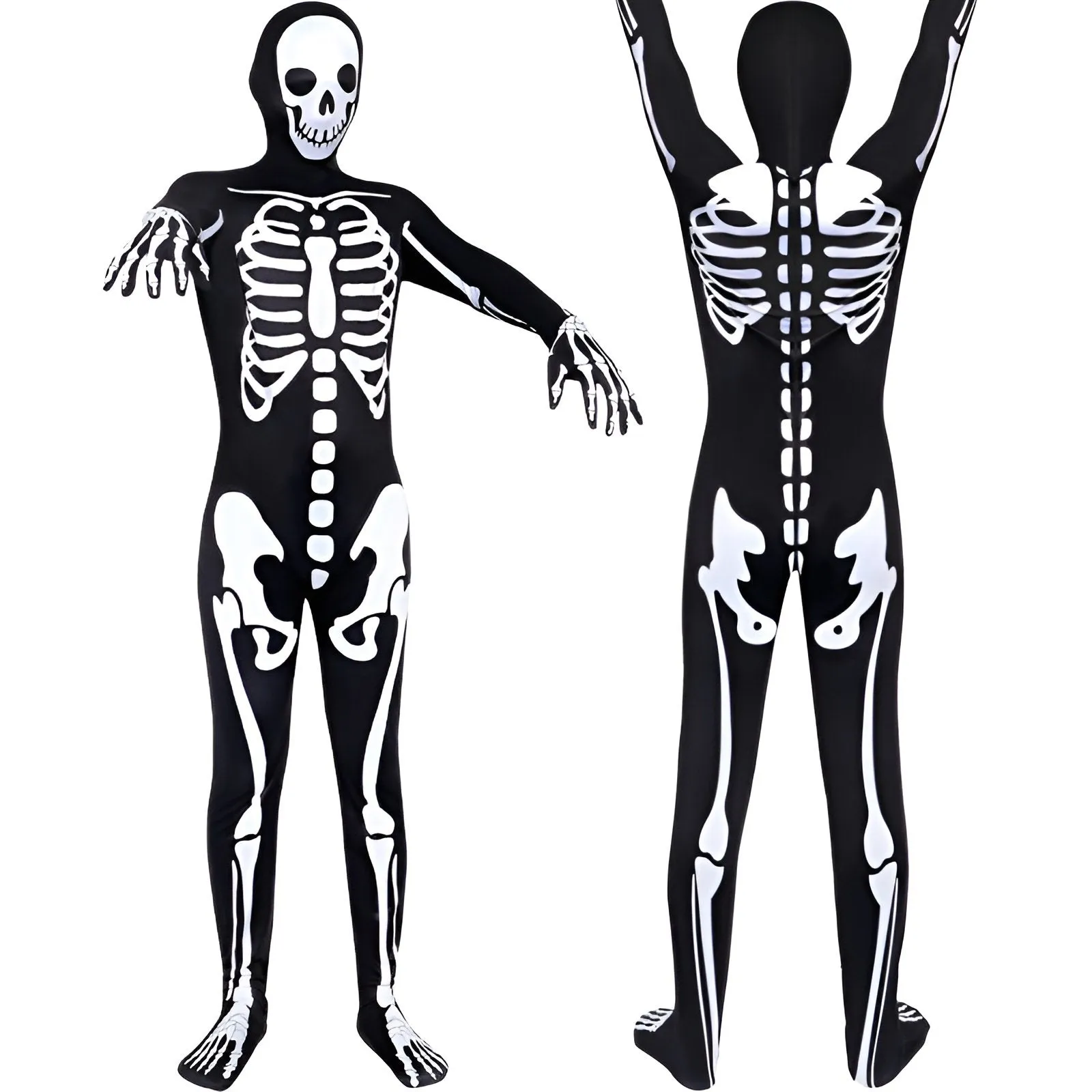 Halloween Cosplay Skeleton Skeleton Jumpsuit