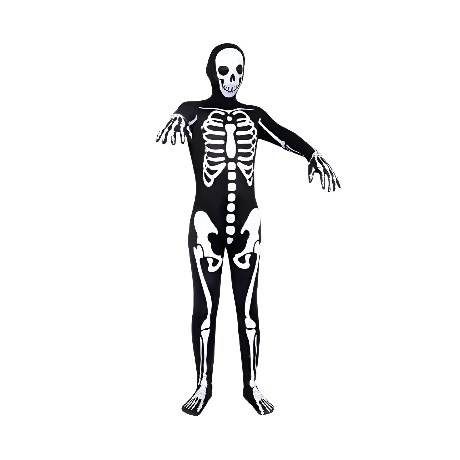 Halloween Cosplay Skeleton Skeleton Jumpsuit