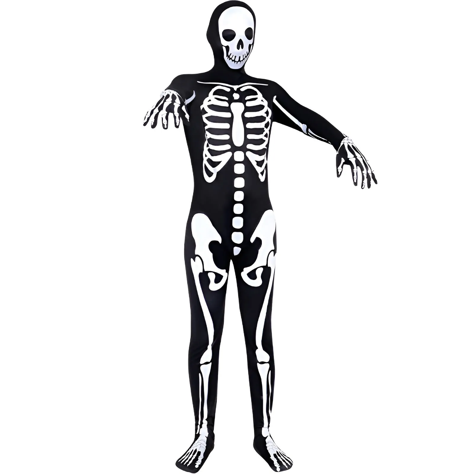 Halloween Cosplay Skeleton Skeleton Jumpsuit