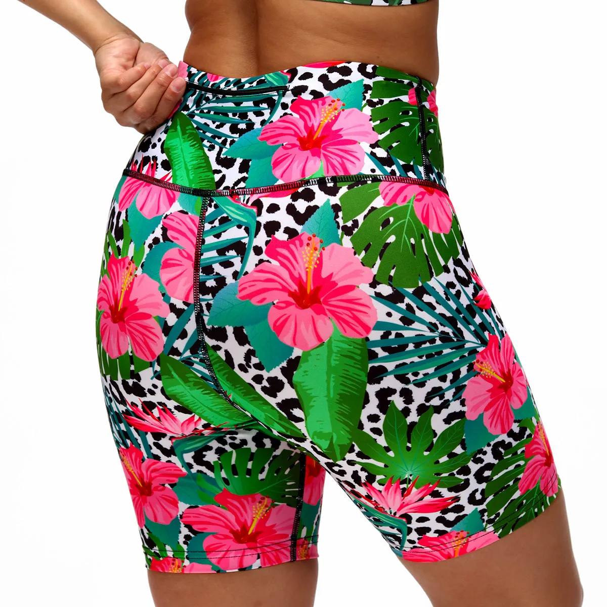 Hibiscus Running Shorts