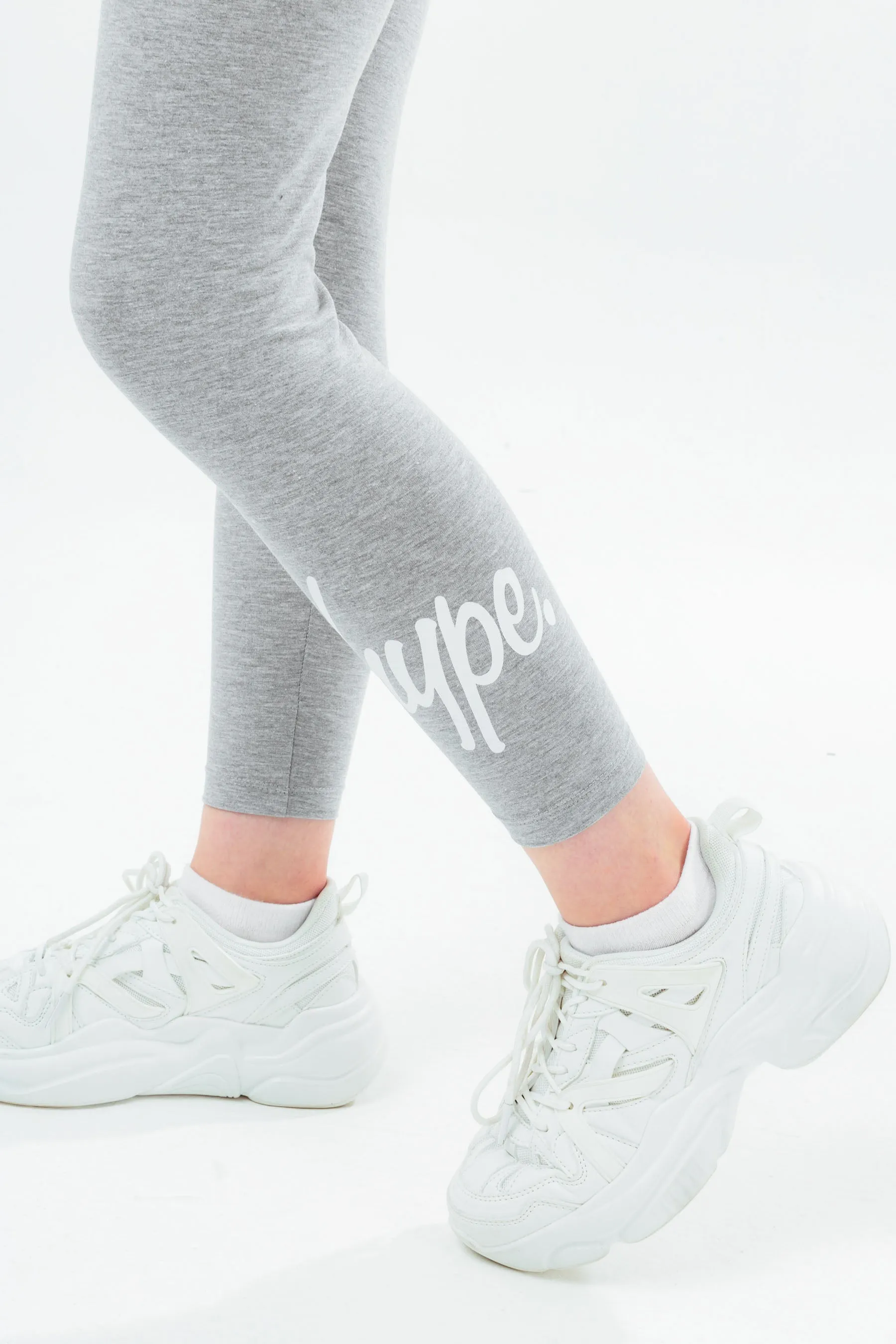 Hype Girls Black & Grey 2 Pack Leggings Set