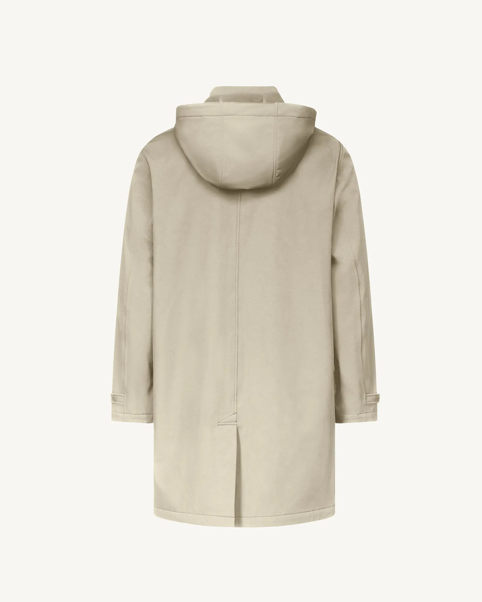 Imperméable à capuche amovible Beige Athenes 2.0