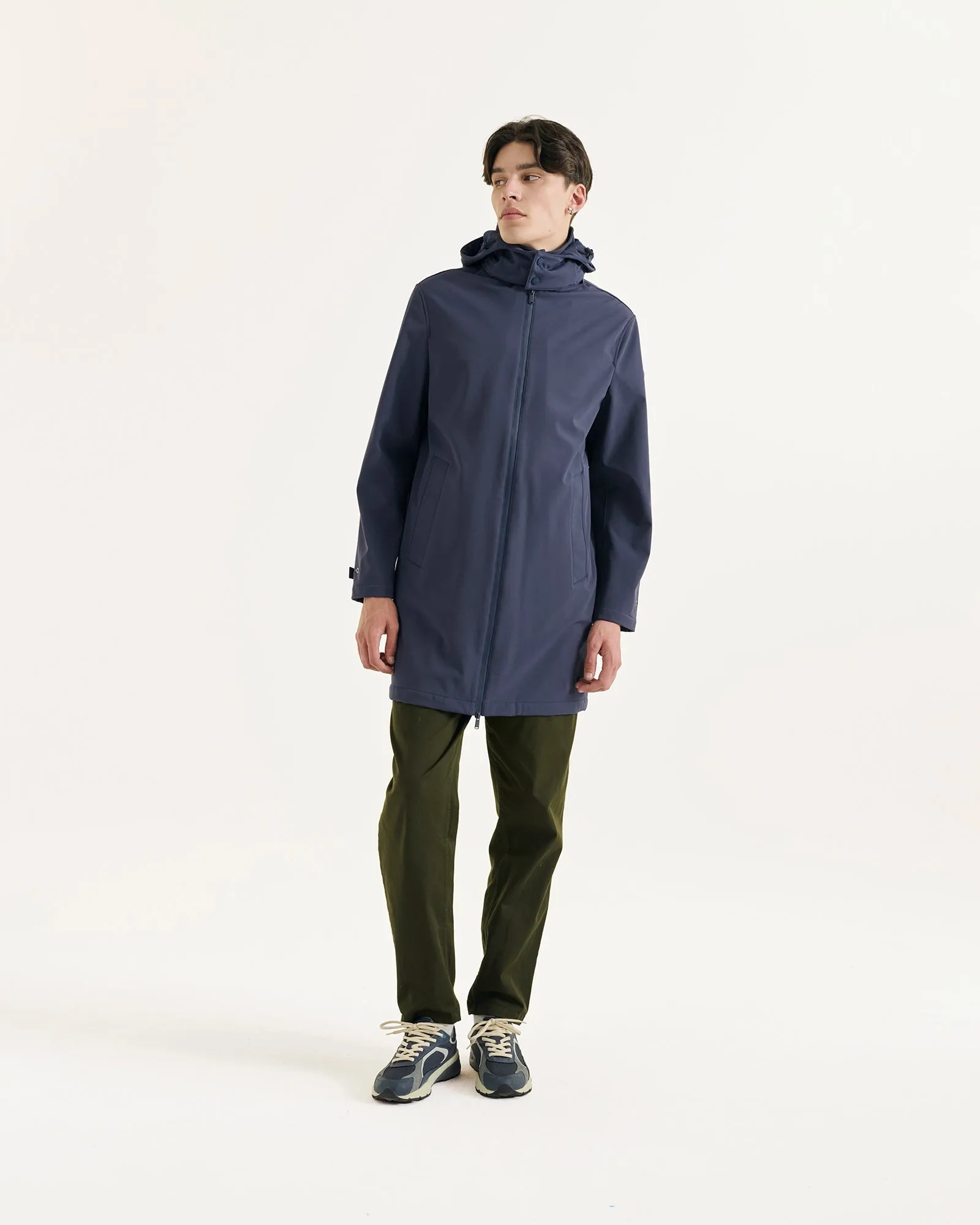 Imperméable à capuche amovible Marine Athenes 2.0