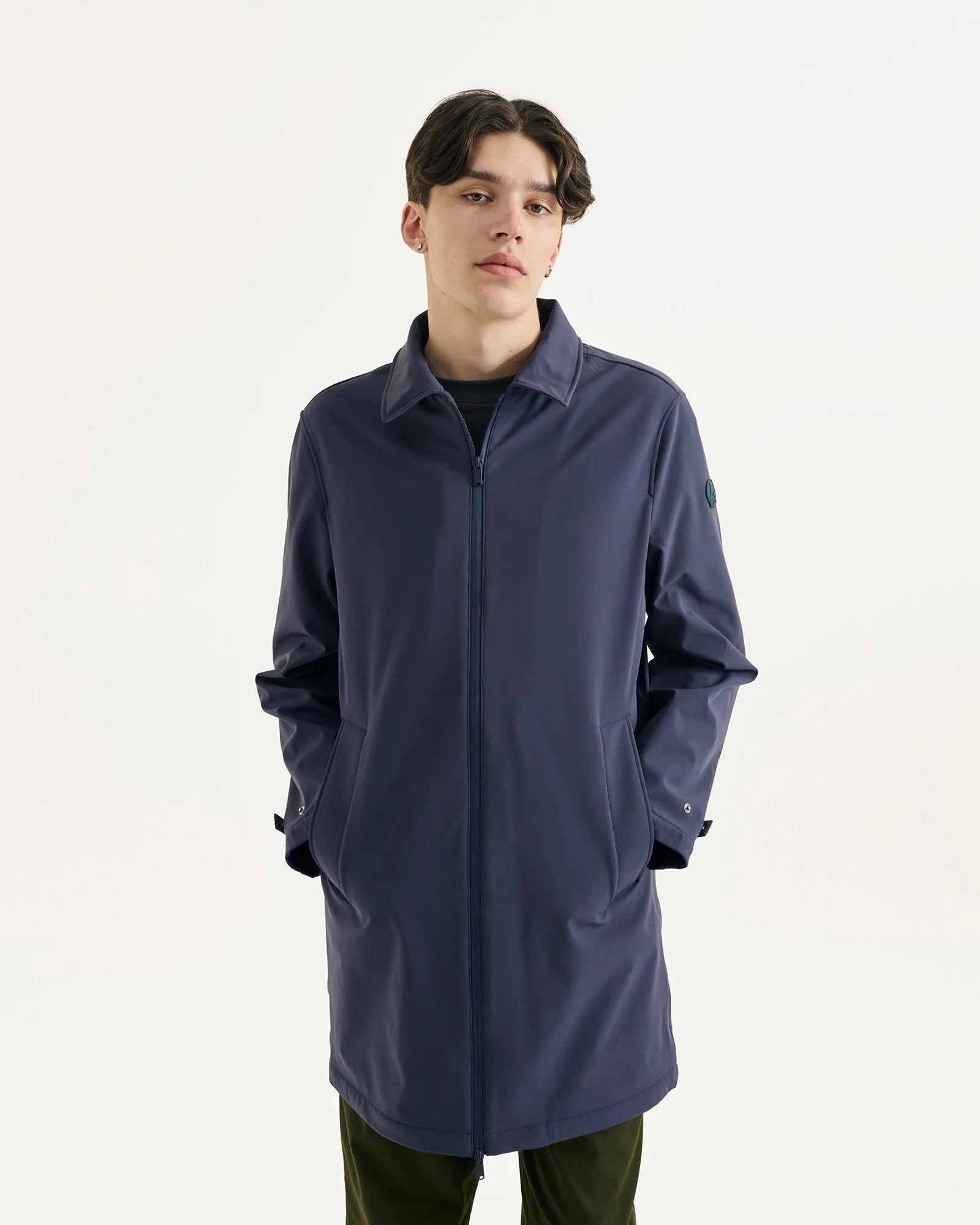 Imperméable à capuche amovible Marine Athenes 2.0