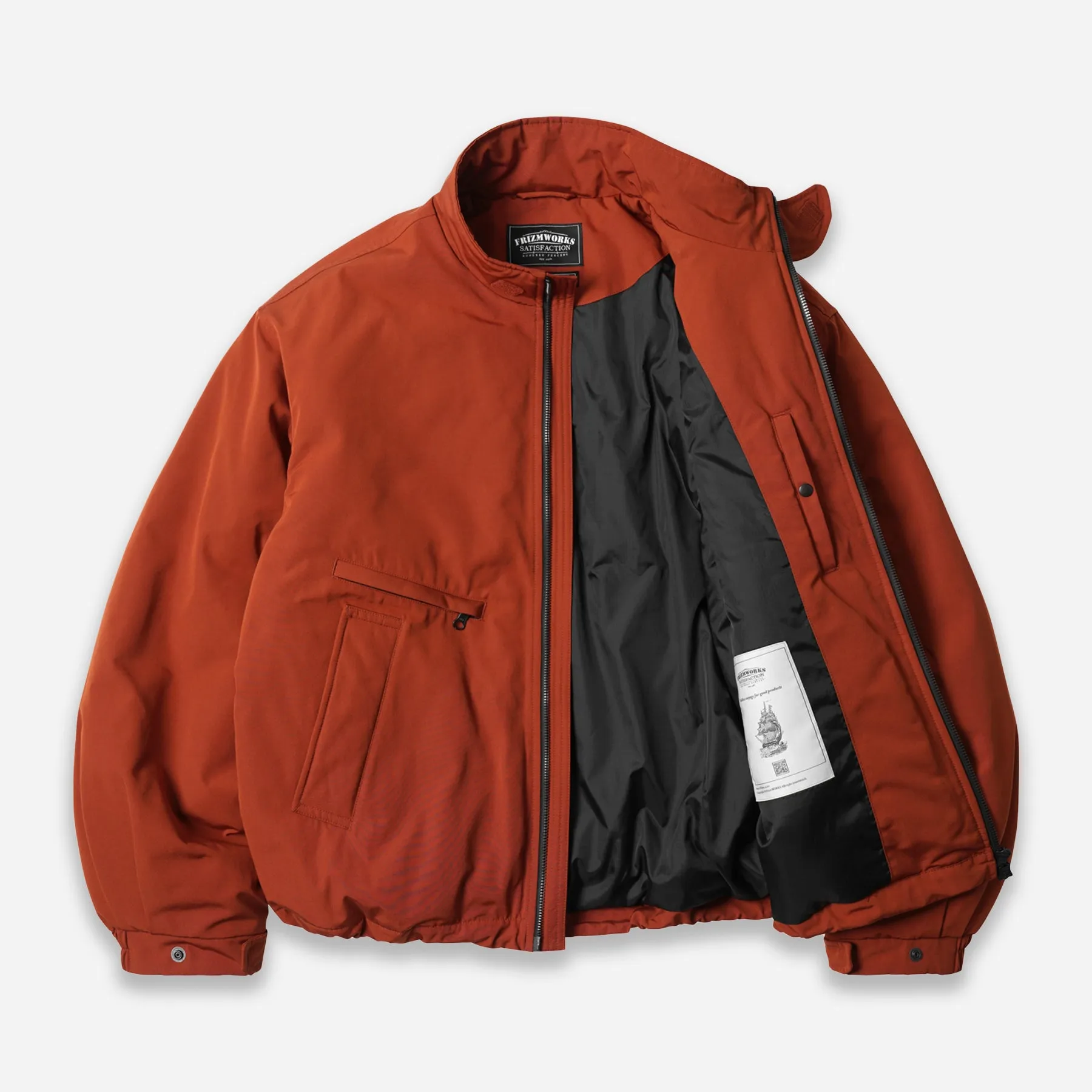 INSULATED TANKER JACKET - MAROON