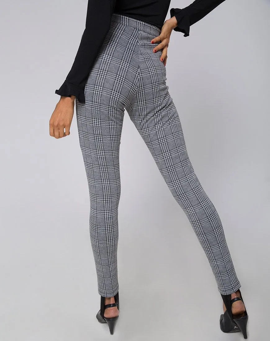 Jada Trouser in Charles Check Grey