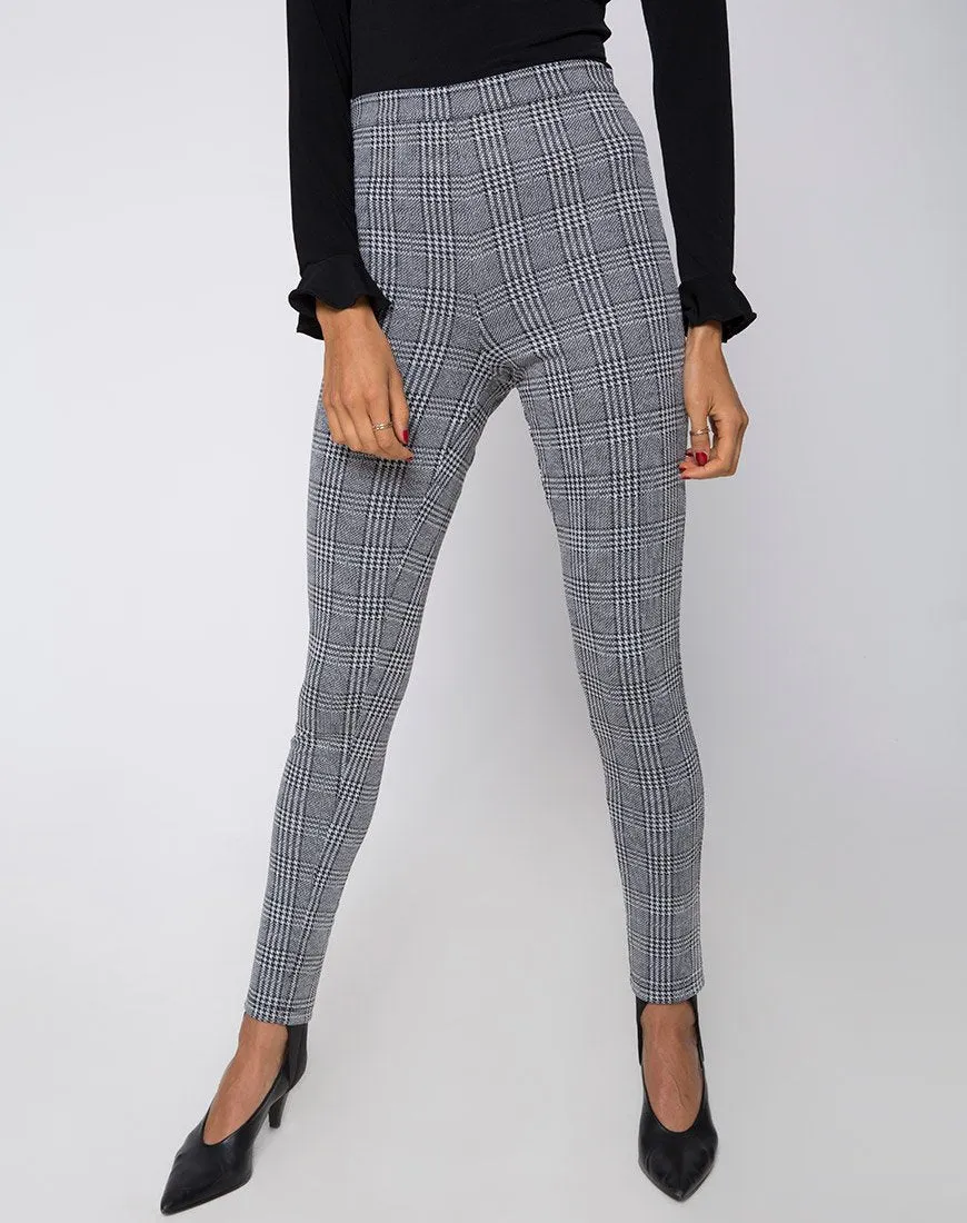 Jada Trouser in Charles Check Grey