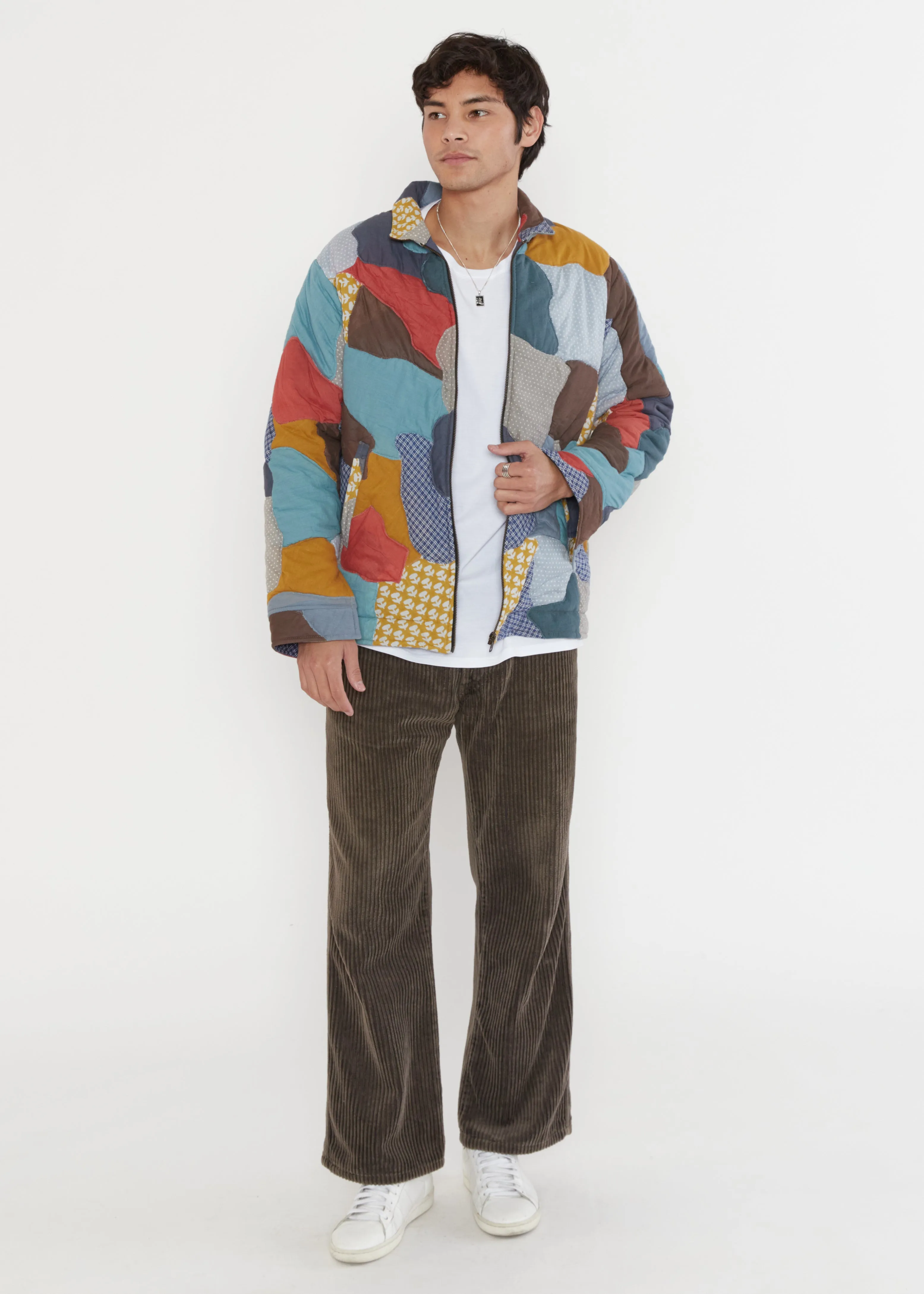 Jasmeet Quilted Patchwork Jacket