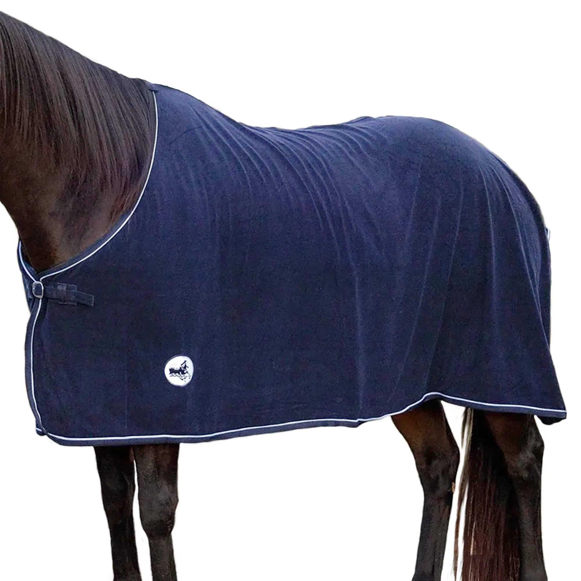 Jeffers Elite Fleece Horse Cooler Blanket, Navy