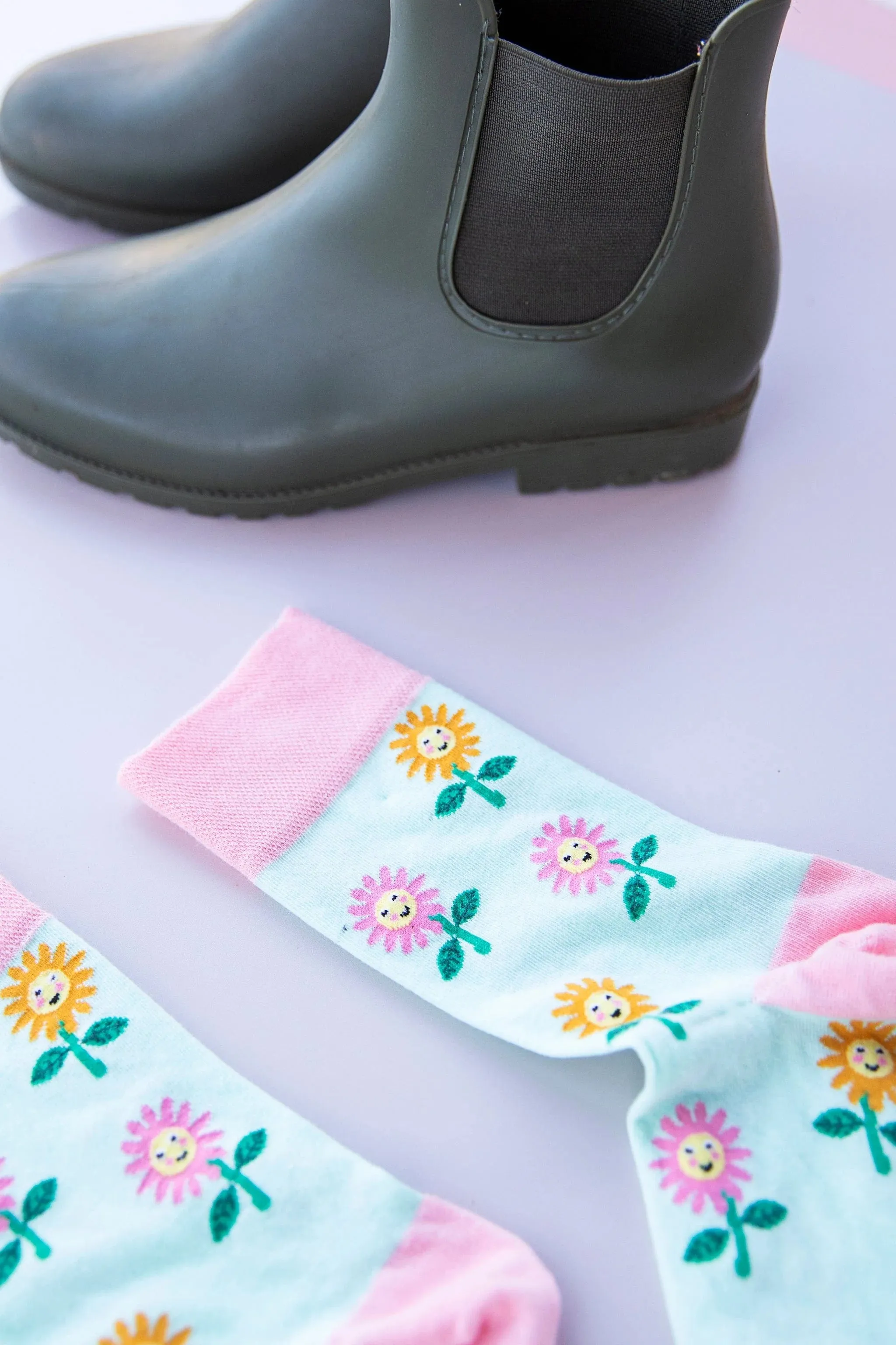 Joode - Socks - Flower Socks - Size S/M - 36-40