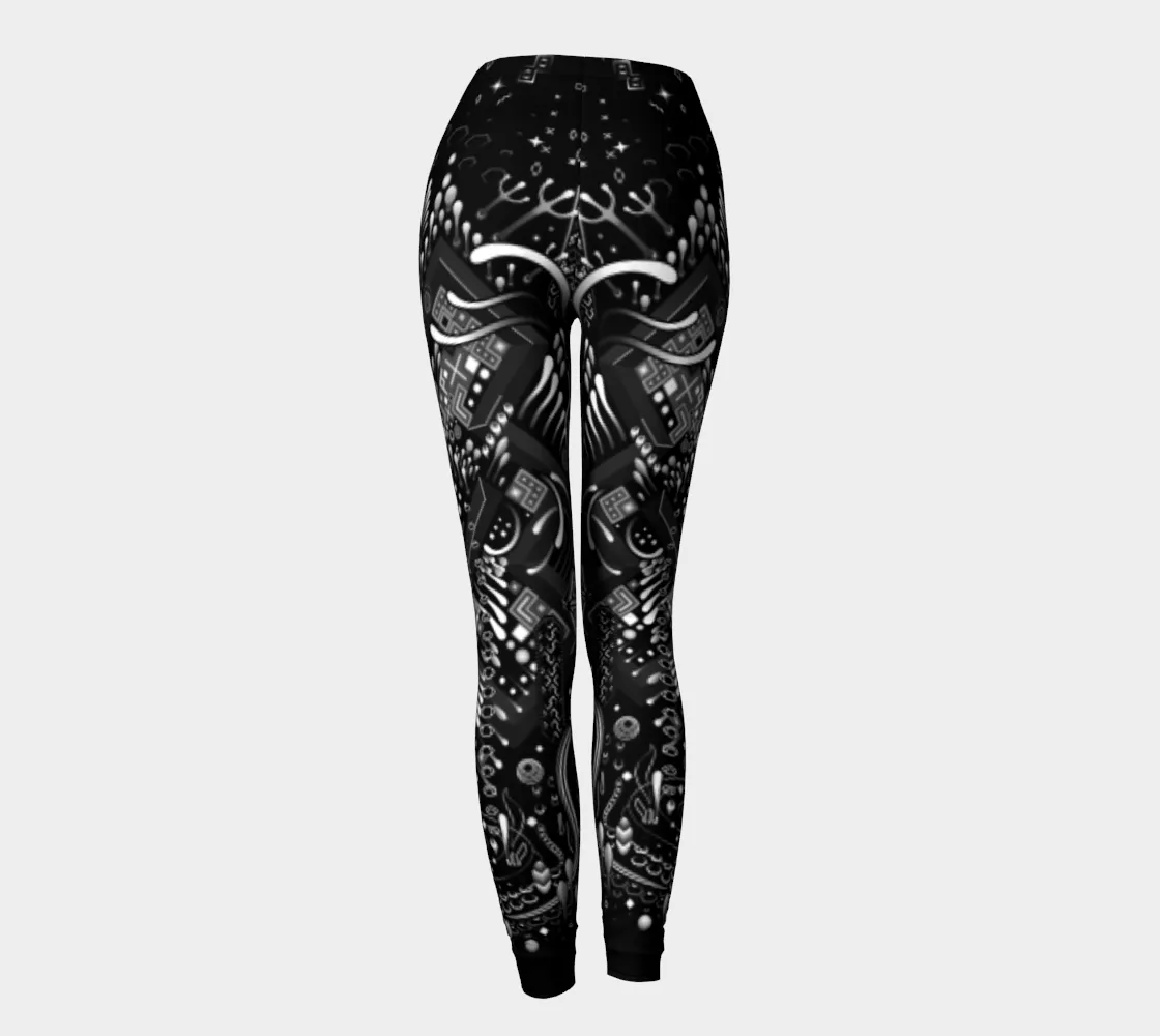 Jungle Monochrome Leggings | TAS