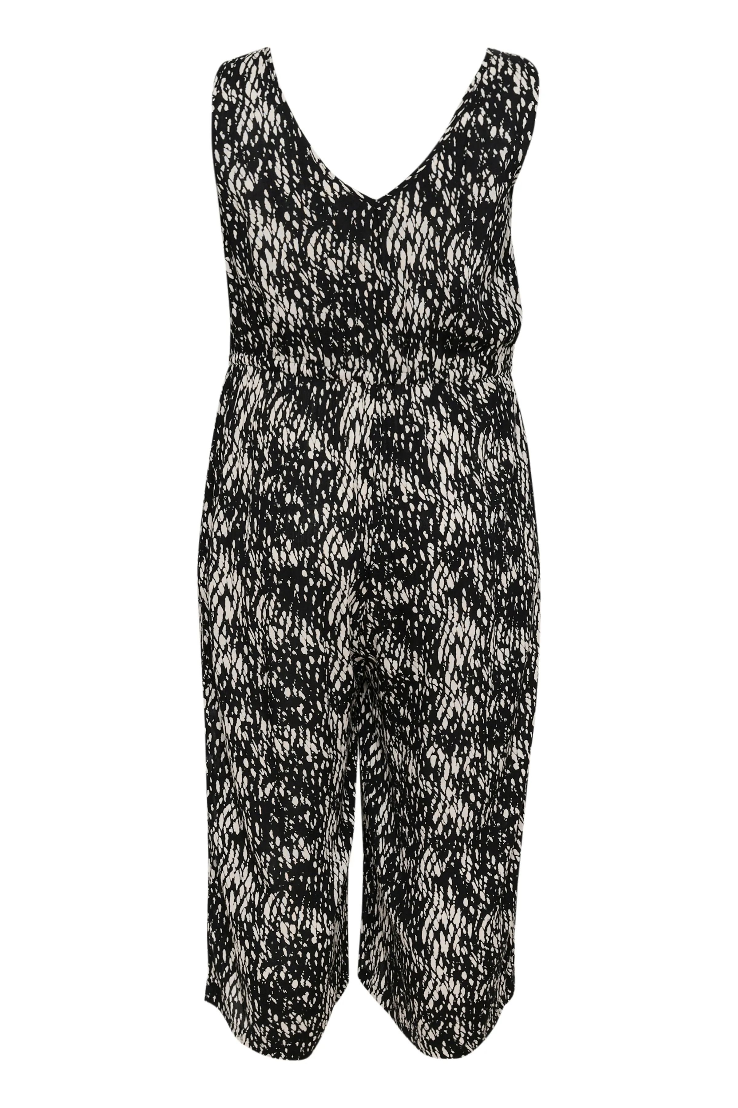 Kaffe Curve Ami Jumpsuit in Snake Print