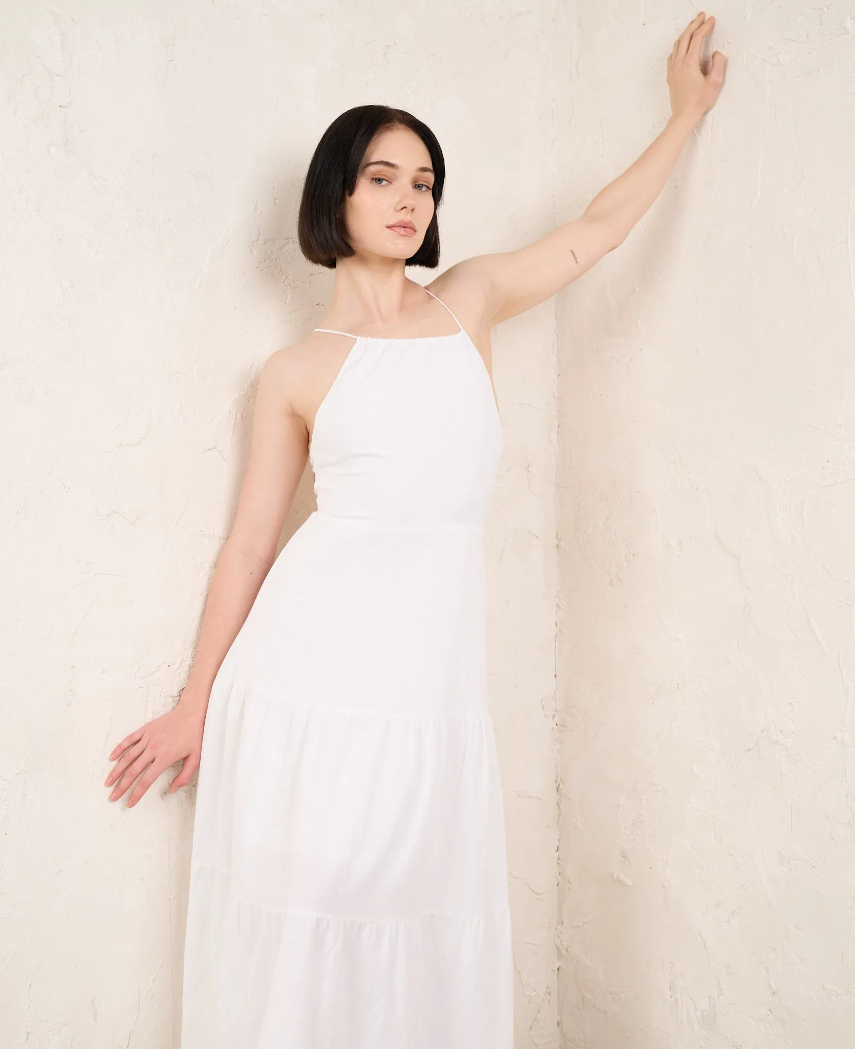 Kaylani White Maxi Dress