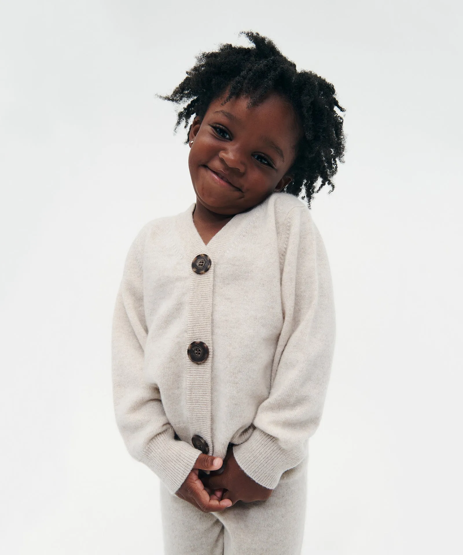 Kid's Cashmere Classic Cardigan