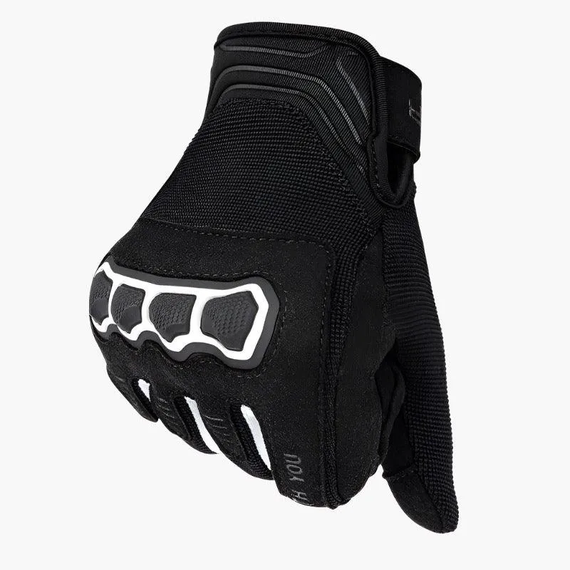 LEATHER MESH RIDING GLOVES VERNE