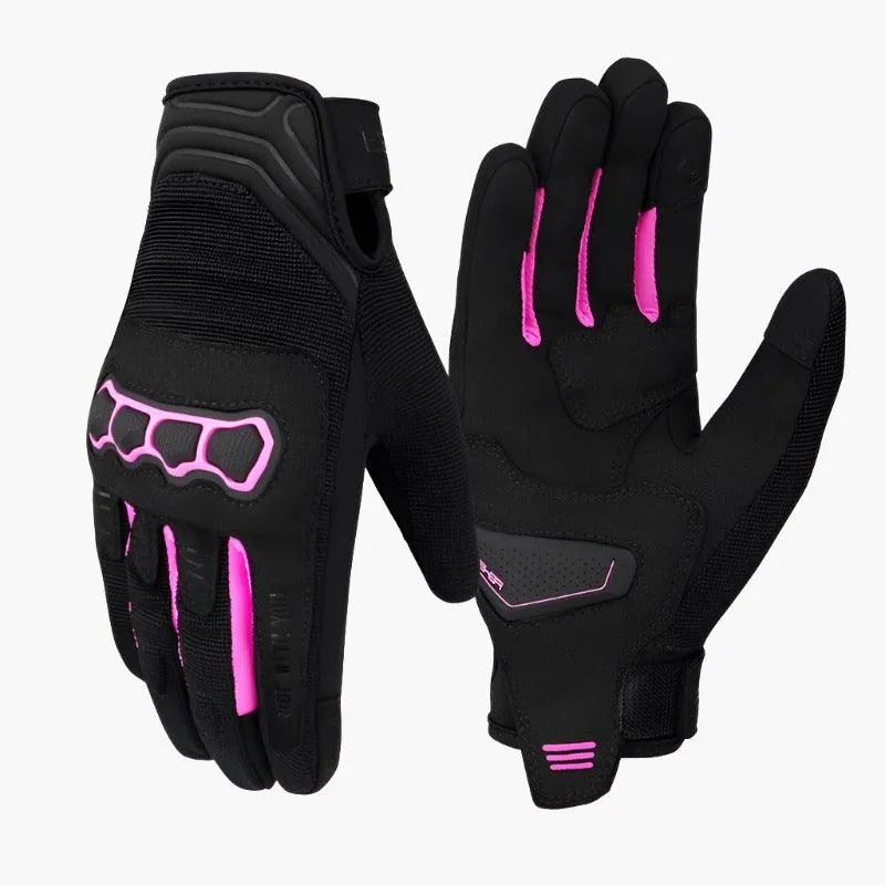 LEATHER MESH RIDING GLOVES VERNE