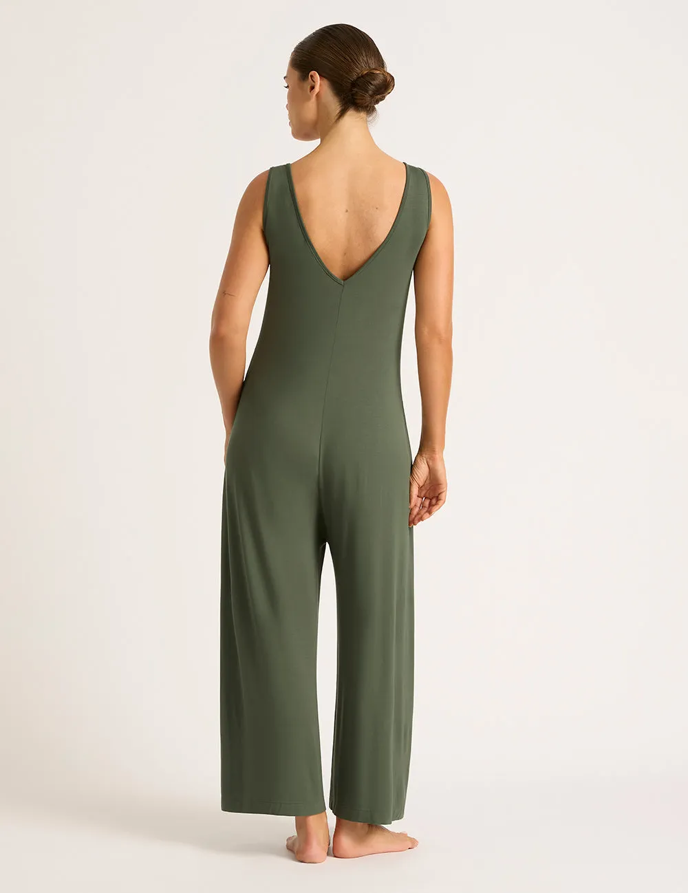 Long Jumpsuit - Moss